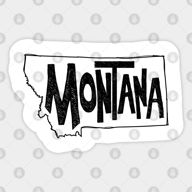 Montana Sticker by thefunkysoul